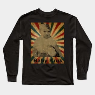Baby Kruk - Vintage Retro Photo Long Sleeve T-Shirt